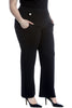6091 High Waist Side Pocket Trousers