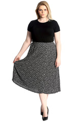 5019 Small Floral Print Skirt