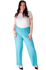 Plain Pleated Trousers