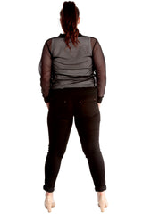 Mesh Net Bomber Jacket