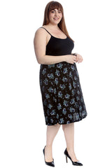5053 Floral Print Skirt