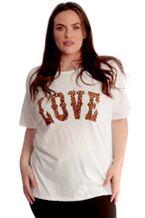 Love Print T-Shirt