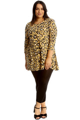 Leopard Print Swing Top