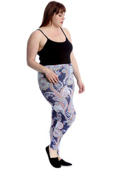 7195 Paisley Print Leggings