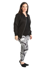 7129 Sugar Skull Print Leggings