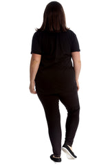 7213 Angel Wings Stud Jeggings