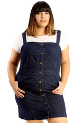 2211 Dungaree Style Dress