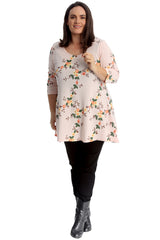 Floral Print Swing Top