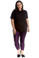 7205 Glitter Fabric Disco Leggings