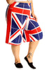 6133 Union Jack Print Culottes