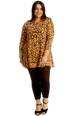 Leopard Print Swing Top