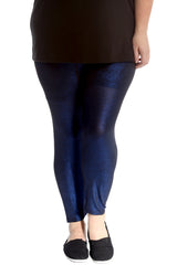 7205 Glitter Fabric Disco Leggings