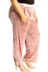 6087 Plain Velvet Trousers