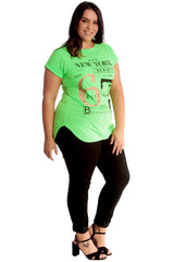 New York 67 Foil Print T-Shirt