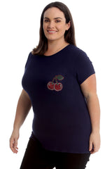 1762 Cherry Pocket Stud T-Shirt