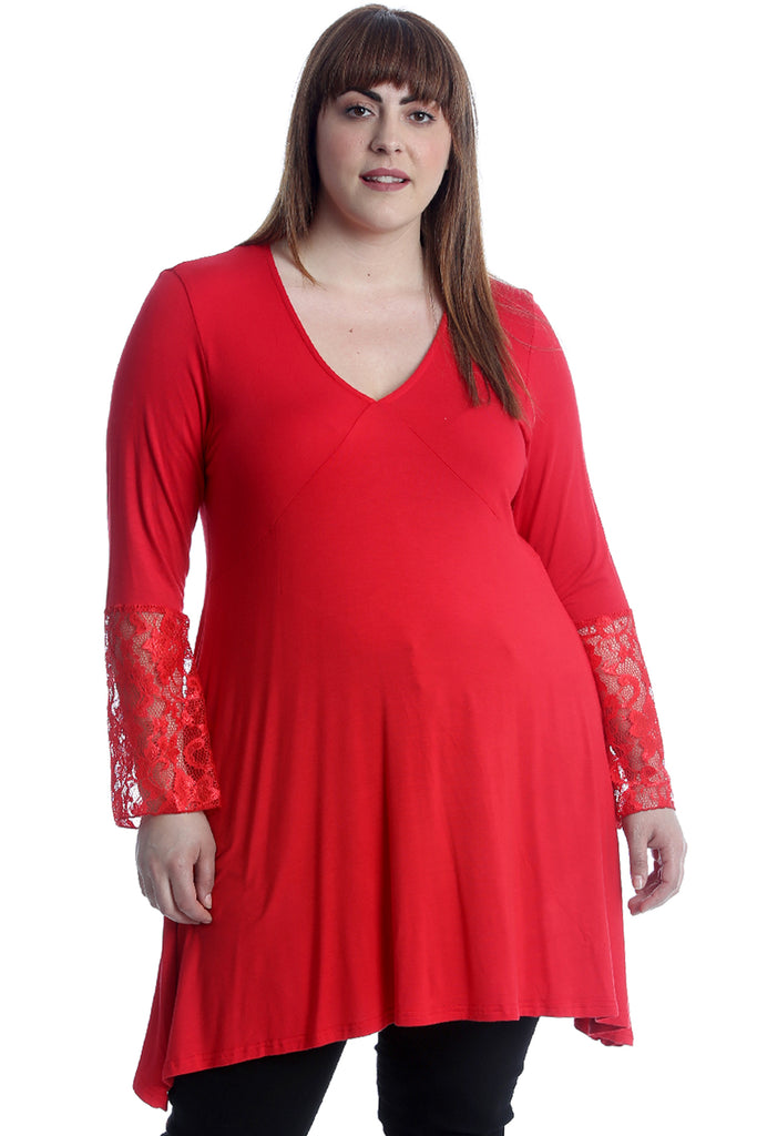 Plus size tunic dress clearance