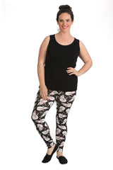 7114 Snowman Print Leggings