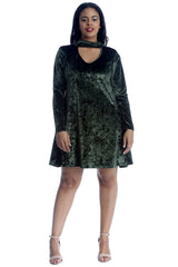 1501 Plain Velvet Swing Top