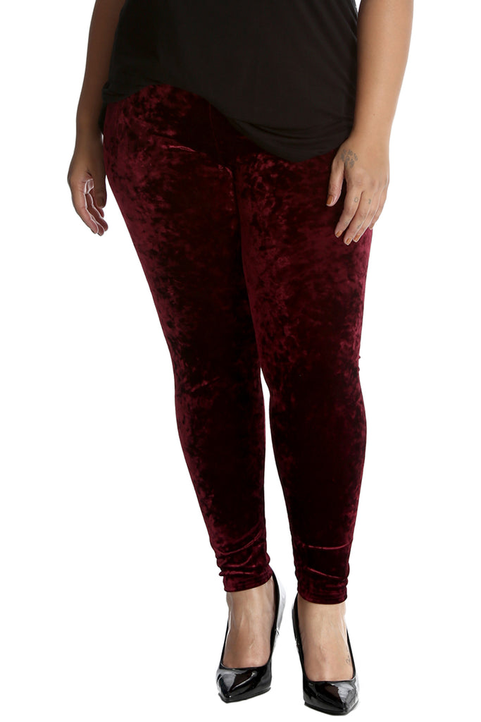 Plus velvet leggings outlet
