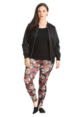 7131 Scuba Skull & Roses Print