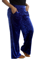 6087 Plain Velvet Trousers