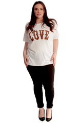Love Print T-Shirt