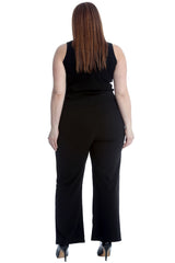 6091 High Waist Side Pocket Trousers